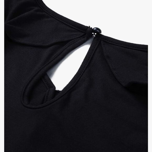 MIROL Women's Wrap V- Neck Loungewear Romper - Picture 6 of 7